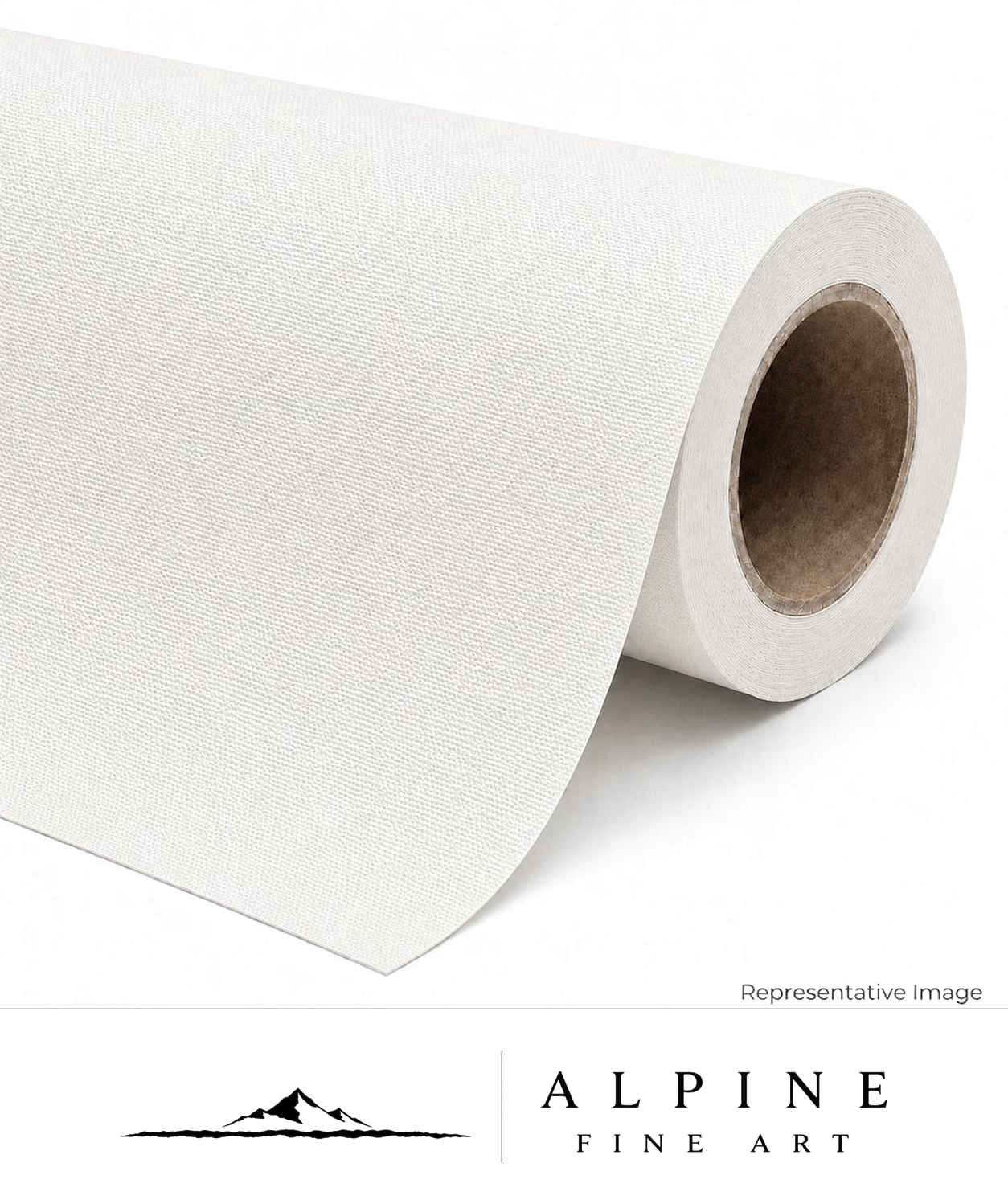 Roll of matte natural oba-free canvas