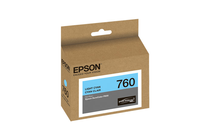 Epson UltraChrome HD Light Cyan Ink Cartridge — SureColor P600