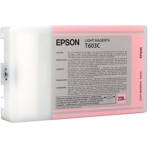 Epson UltraChrome K3 Light Magenta Ink Cartridge — Stylus Pro 7800/9800