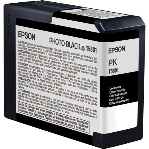 Epson UltraChrome K3 Photo Black Ink Cartridge — Stylus Pro 3800/3880