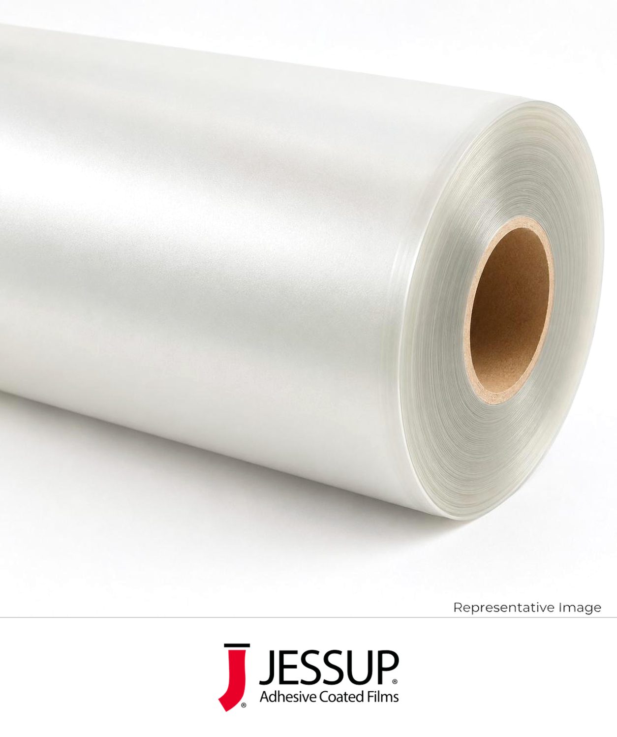 Roll of clear laminate film