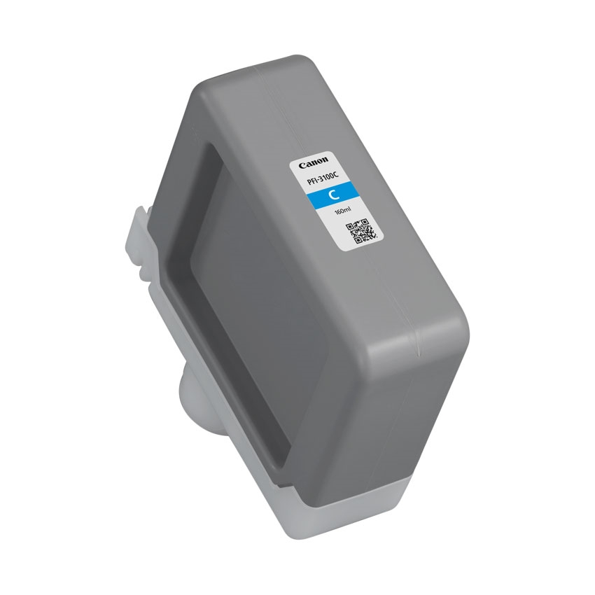 Canon Cyan Ink Cartridge — imagePROGRAF GP-S & PRO-2600/4600/6600 (PFI-3100/3300/3700)