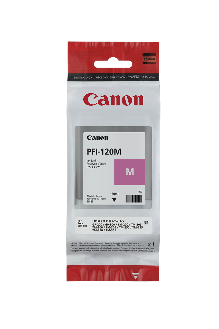 Canon Magenta Ink Cartridge — imagePROGRAF GP-200/GP-300 (PFI-120/320)