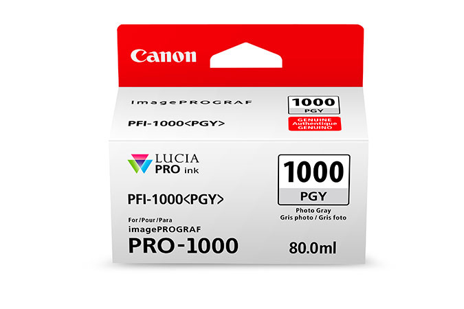 Canon Photo Gray Ink Cartridge — imagePROGRAF PRO-1000 (PFI-1000)