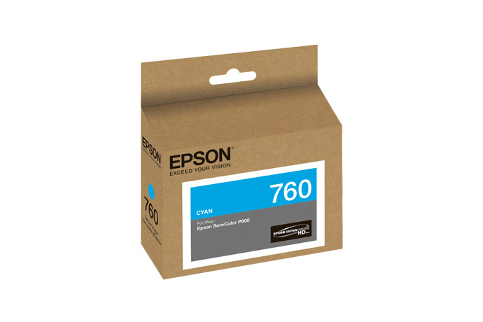Epson UltraChrome HD Cyan Ink Cartridge — SureColor P600