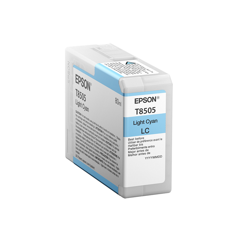 Epson UltraChrome HD Light Cyan Ink Cartridge — SureColor P800