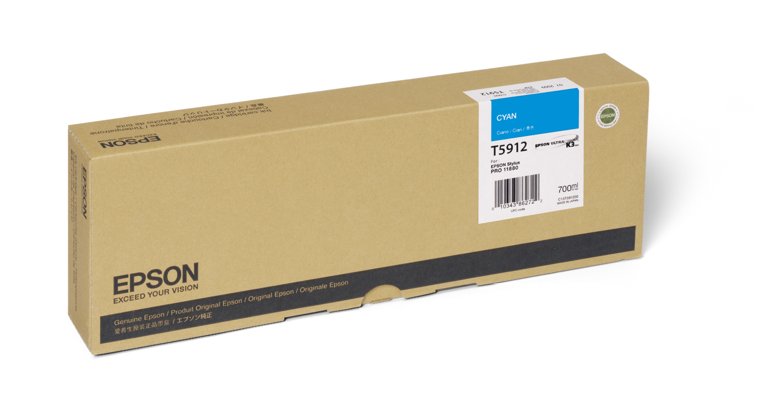 Epson UltraChrome K3 Cyan Ink Cartridge — Stylus Pro 11880