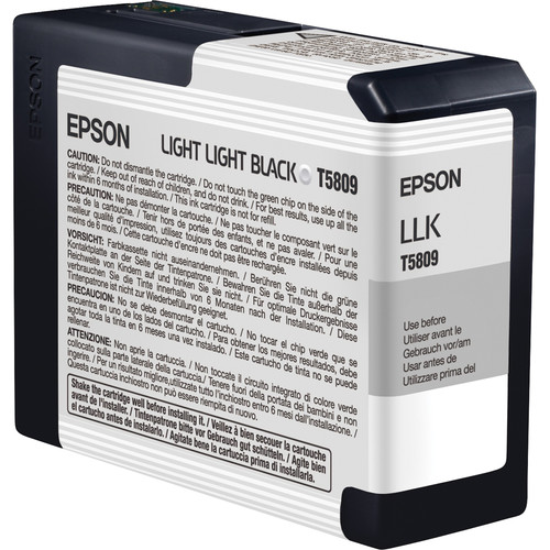 Epson UltraChrome K3 Light Light Black Ink Cartridge — Stylus Pro 3800/3880