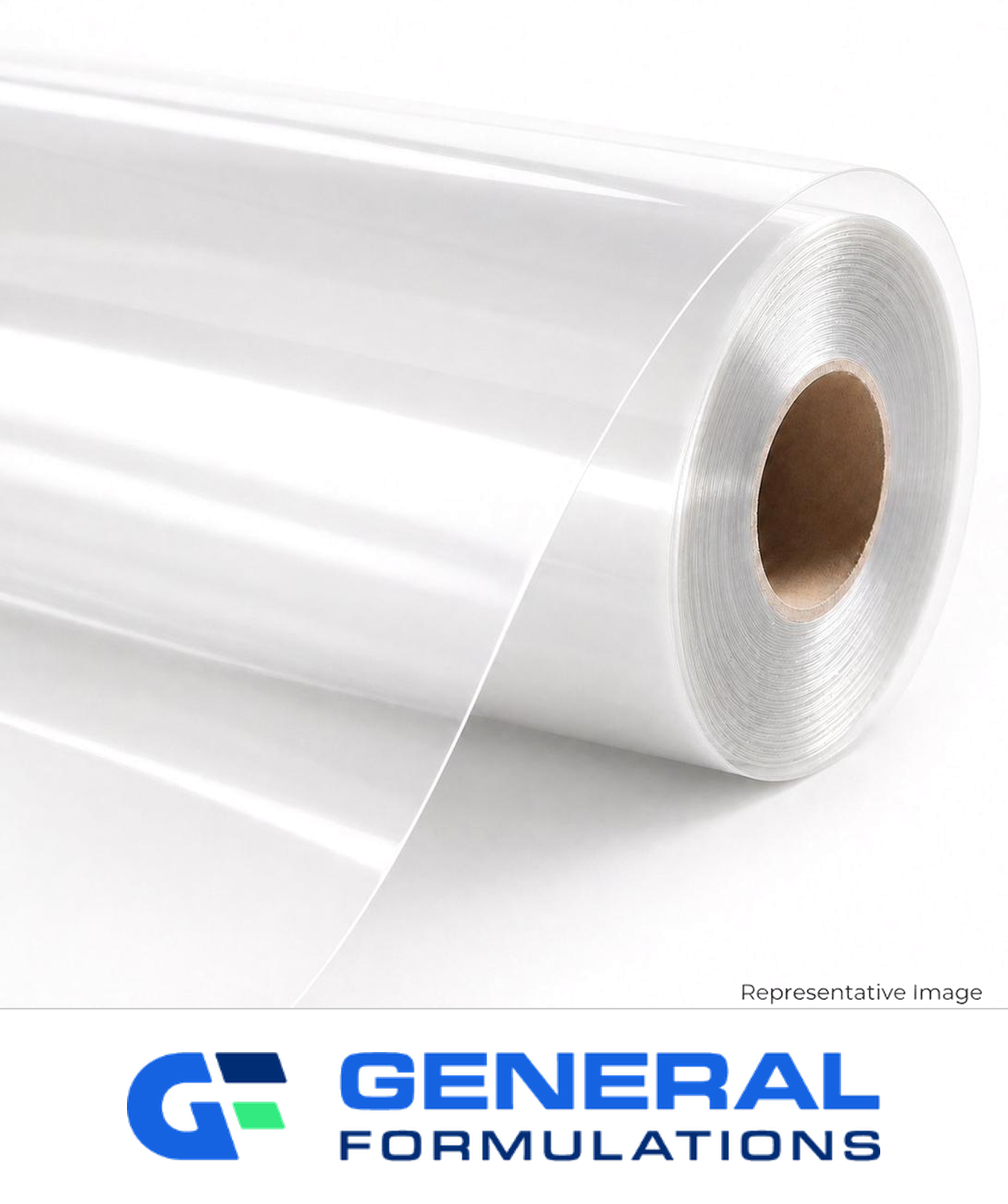 Roll of gloss clear print film