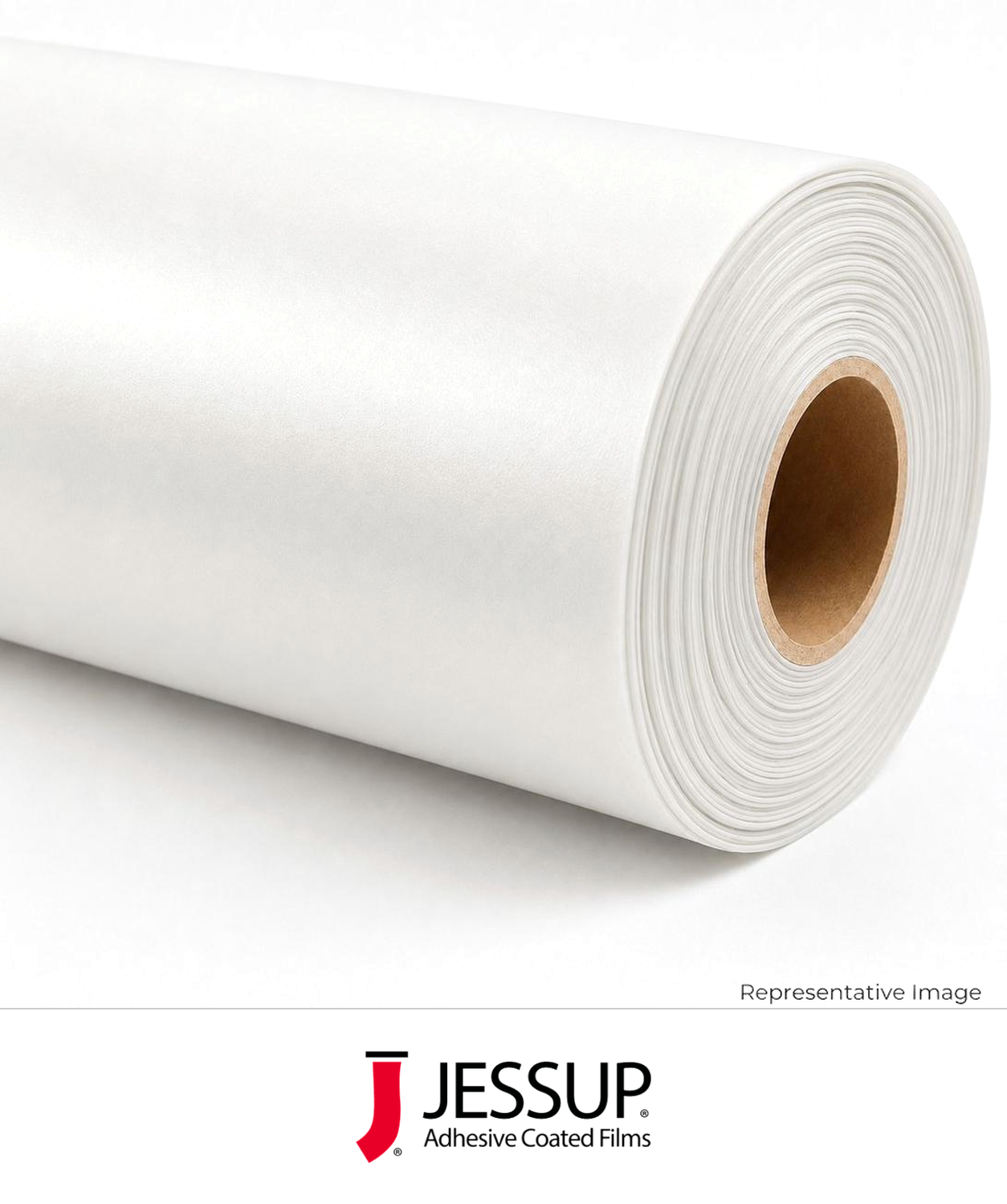 Roll of adhesive or laminate film