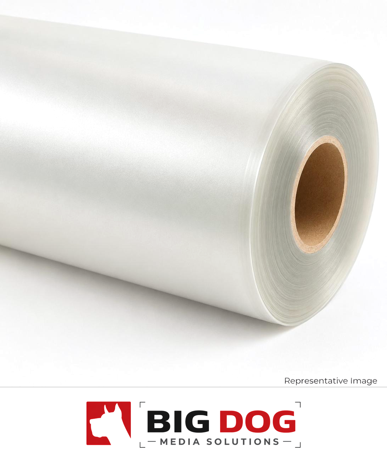 Roll of clear laminate film